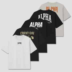 Kit 5 Camisetas Oversized Premium Mix