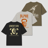 Kit 3 Camisetas Oversized Day Training