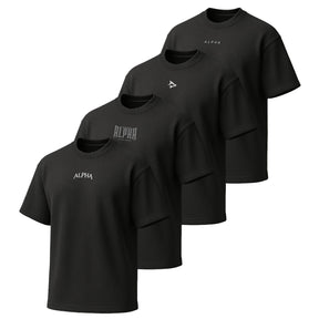 Kit 4 Camisetas Oversized Essenciais