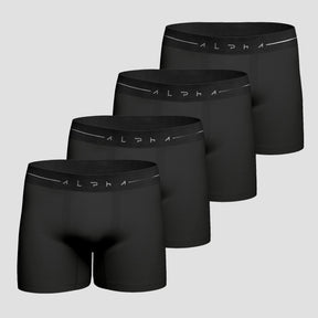 Kit 4 Cuecas Poliamida Sem Costura Preta