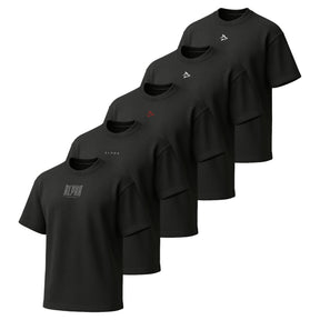 Kit 5 Camisetas Oversized Casual
