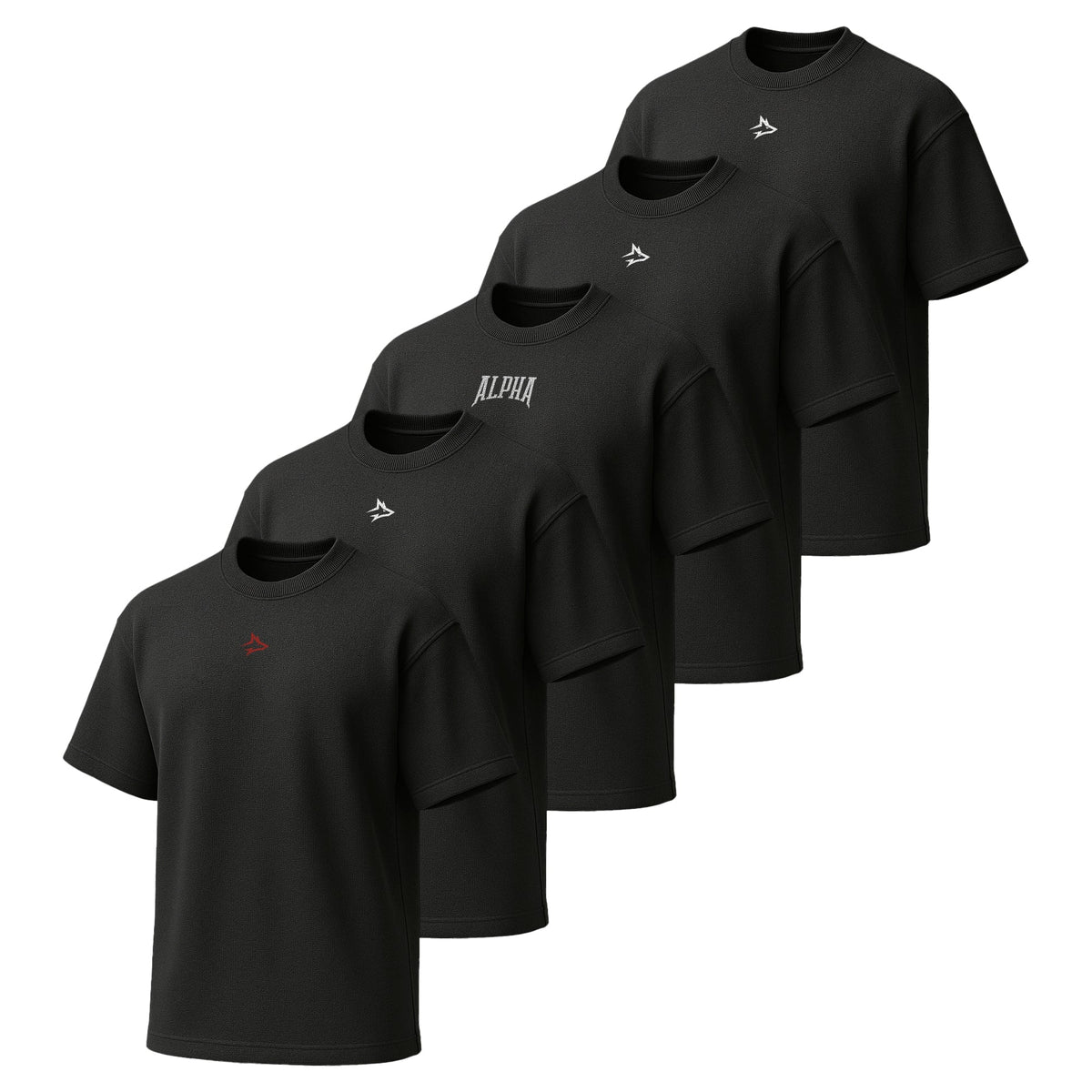 Kit 5 Camisetas Oversized Masculina