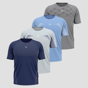 Kit 4 Camisetas de Treino Apex