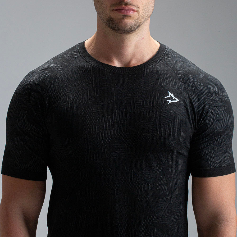Camiseta Apex Dry New Lupus Preto - Sem Costura