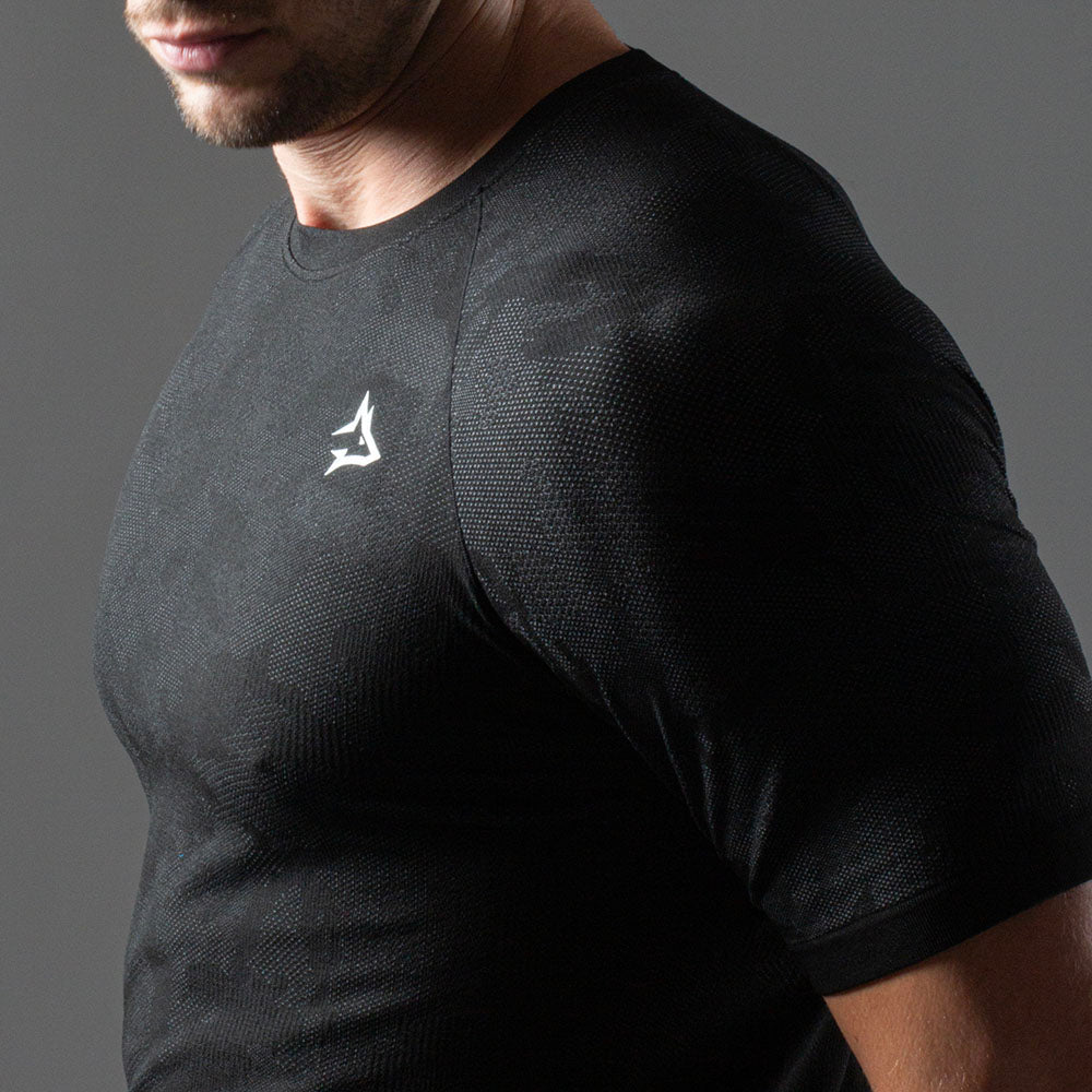 Camiseta Apex Dry New Lupus Preto - Sem Costura