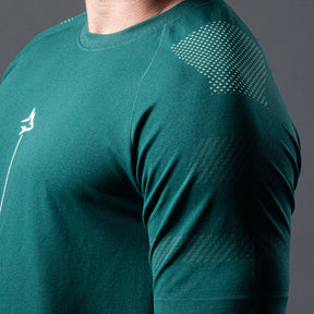 Camiseta Apex Dry Line Lupus Verde - Sem Costura