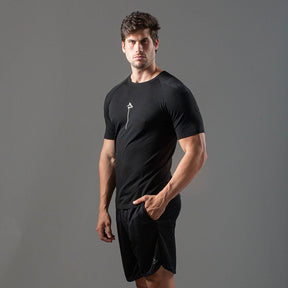 Camiseta Apex Dry Line Lupus Preto - Sem Costura