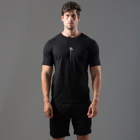 Camiseta Apex Dry Line Lupus Preto - Sem Costura