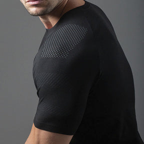 Camiseta Apex Dry Line Lupus Preto - Sem Costura