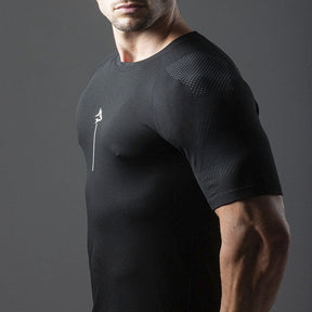 Camiseta Apex Dry Line Lupus Preto - Sem Costura