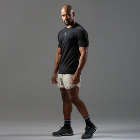 Camiseta Apex Dry Middle Lupus Preto - Sem Costura