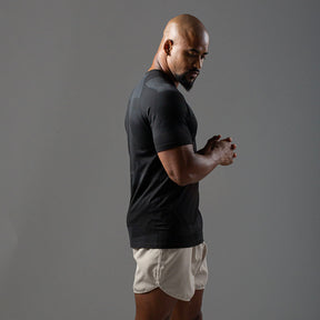 Camiseta Apex Dry Middle Lupus Preto - Sem Costura