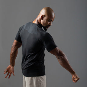 Camiseta Apex Dry Middle Lupus Preto - Sem Costura