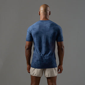 Camiseta Apex Dry New Lupus Marinho - Sem Costura