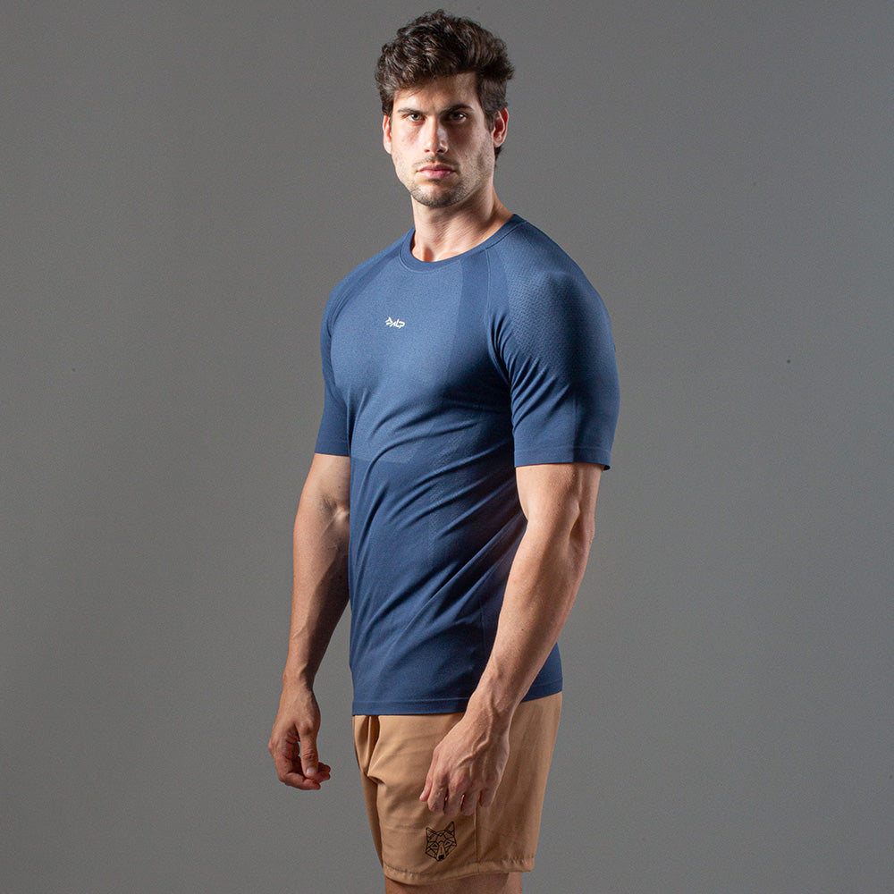 Camiseta Apex Dry New Tenacity Marinho - Sem Costura