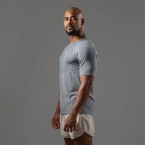 Camiseta Apex Dry New Tenacity Cinza - Sem Costura