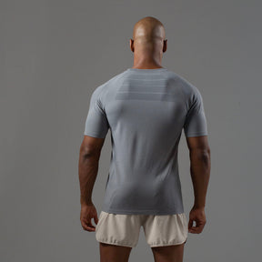 Camiseta Apex Dry New Tenacity Cinza - Sem Costura