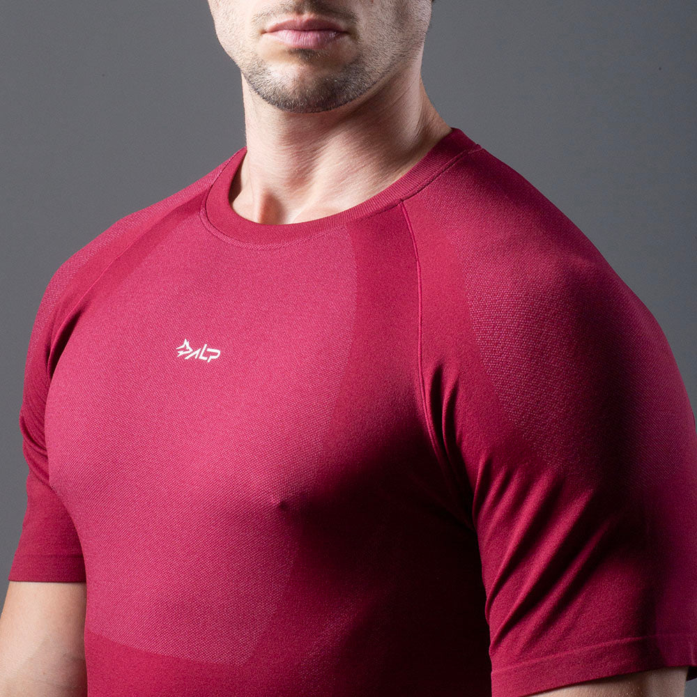Camiseta Apex Dry New Tenacity Vinho - Sem Costura