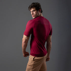Camiseta Apex Dry New Tenacity Vinho - Sem Costura