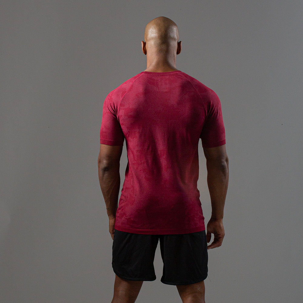 Camiseta Apex Dry New Lupus Vinho - Sem Costura