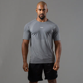 Camiseta Apex Dry New Tenacity Cinza - Sem Costura