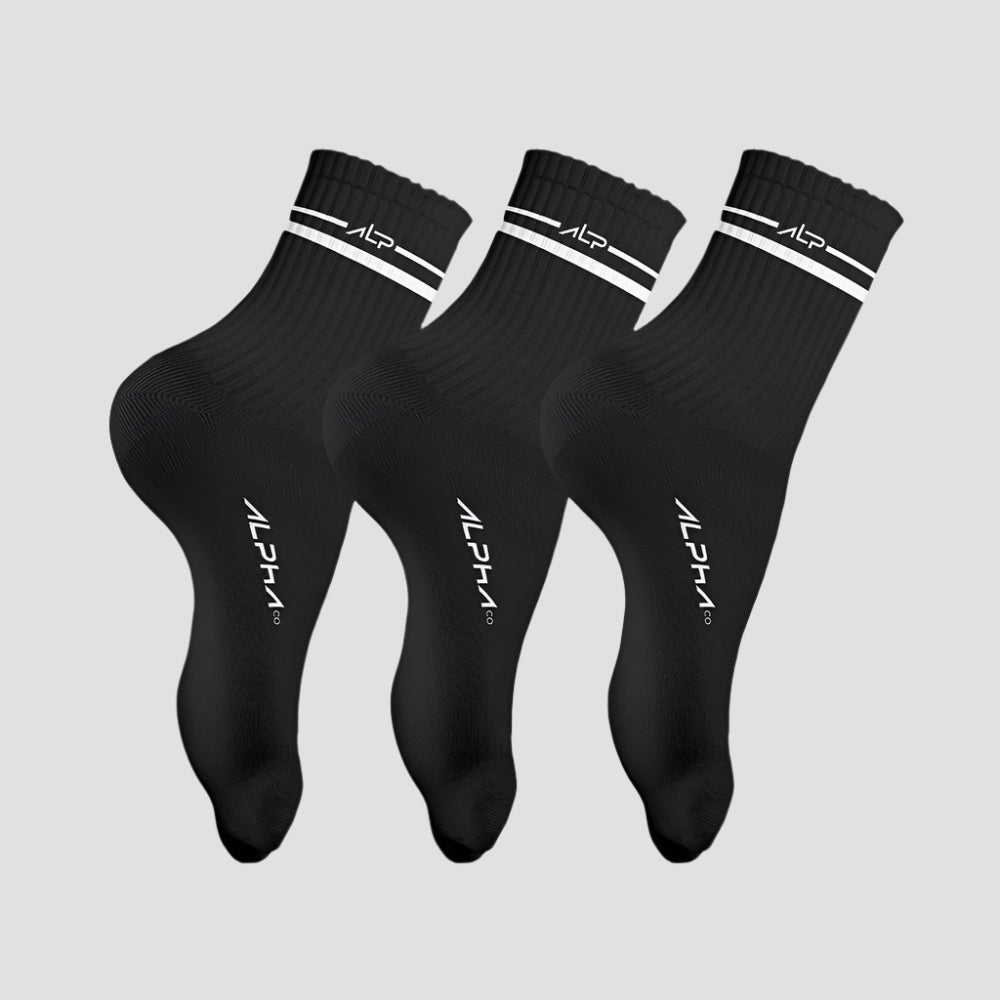 VINCULO | KIT 3 MEIAS FEMININAS CANO MÉDIO