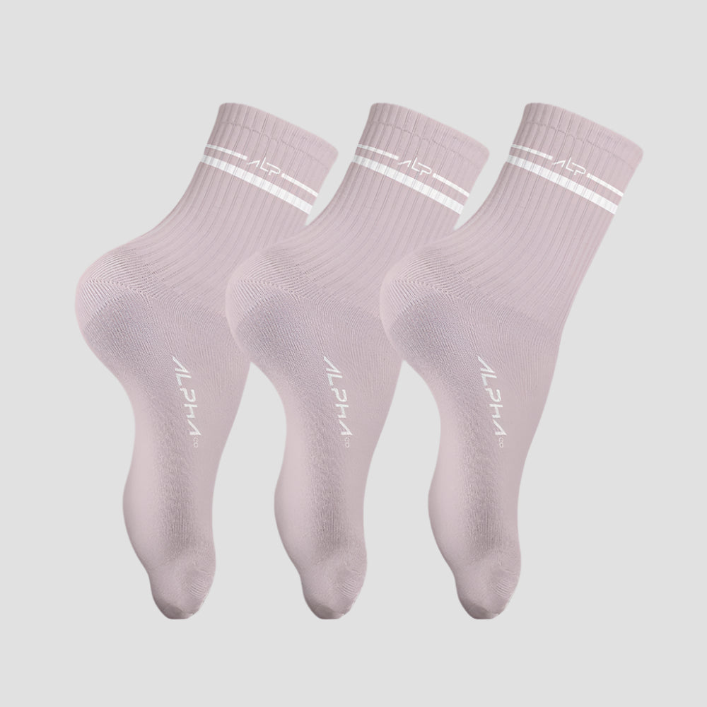 VINCULO | KIT 3 MEIAS FEMININAS CANO MÉDIO