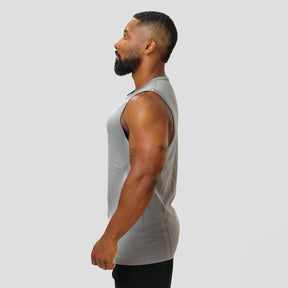 Regata Apex Dry Power Cinza - Sem Costura