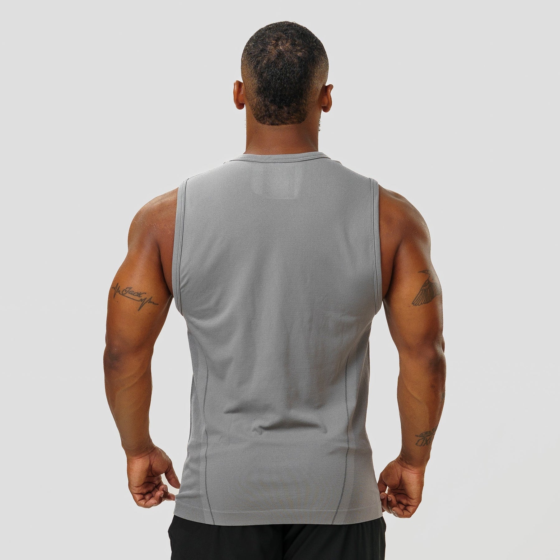 Regata Apex Dry Power Cinza - Sem Costura