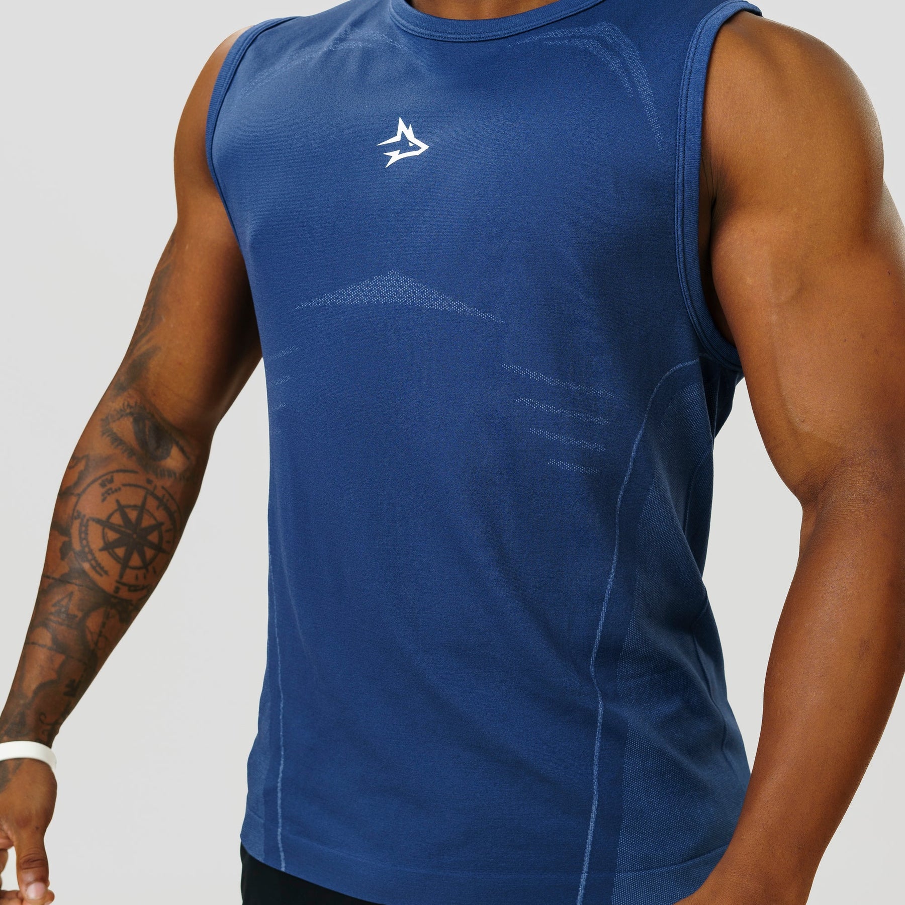 Regata Apex Dry Power Marinho - Sem Costura