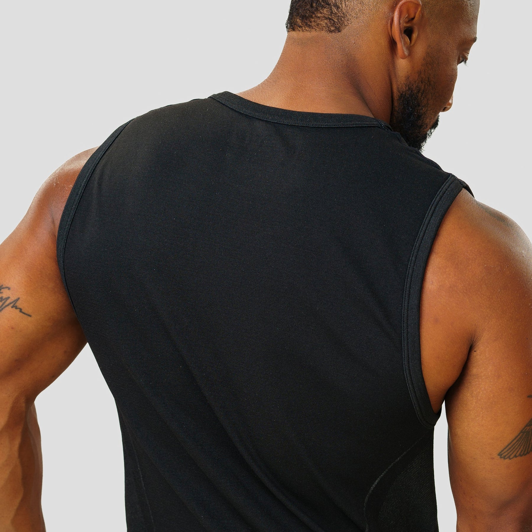 Regata Apex Dry Power Preto - Sem Costura