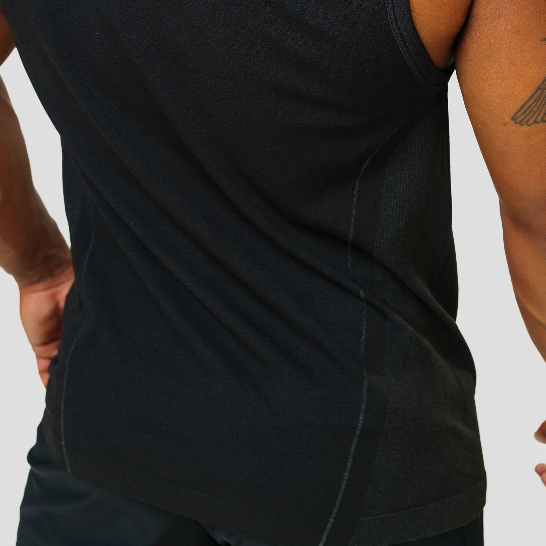 Regata Apex Dry Power Preto - Sem Costura