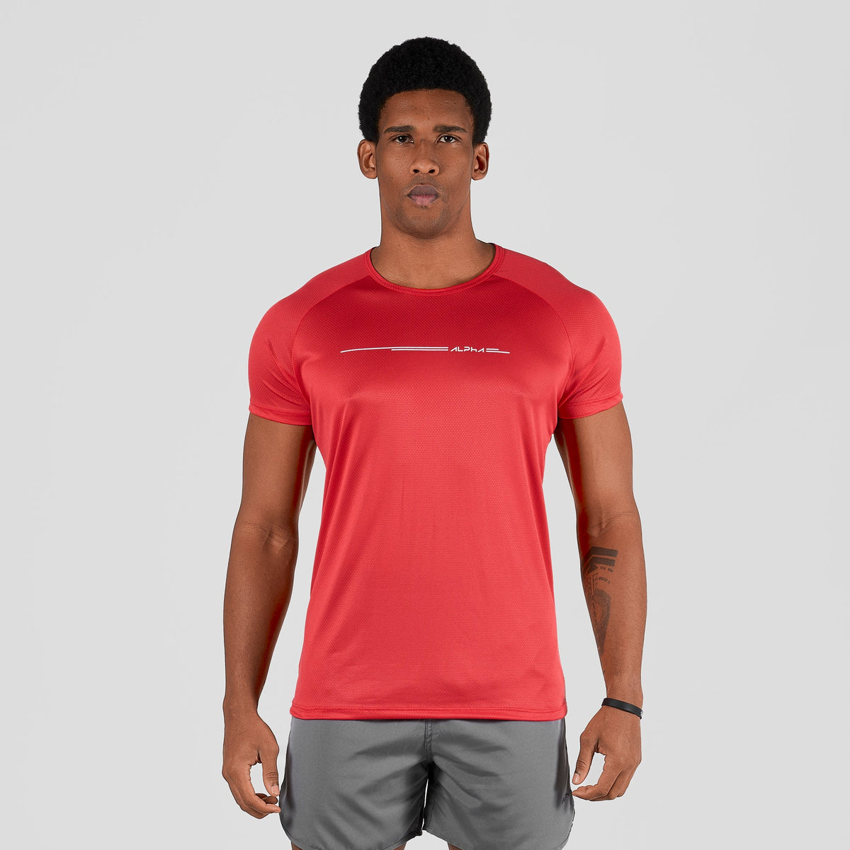 Camiseta Dry Fit Line Move Vermelho Acerola