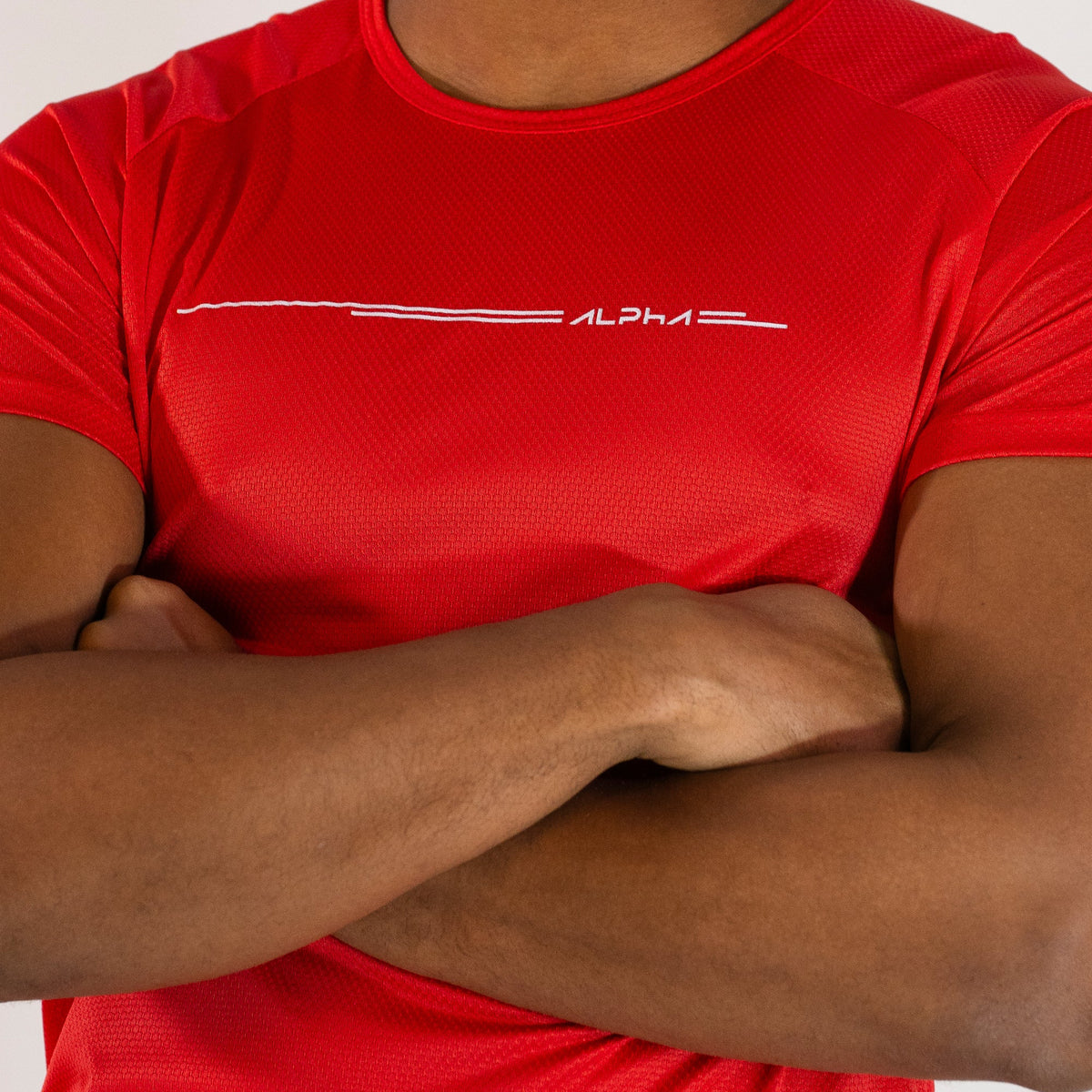 Camiseta Dry Fit Line Move Vermelho Acerola