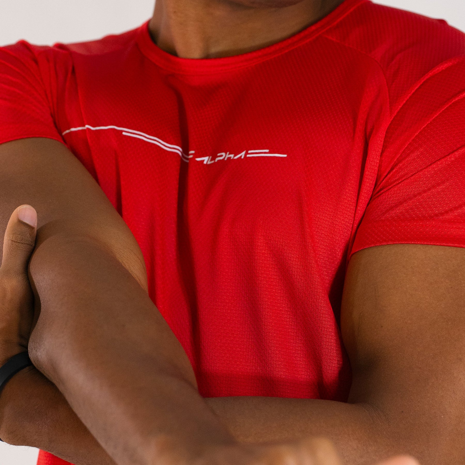 Camiseta Dry Fit Line Move Vermelho Acerola