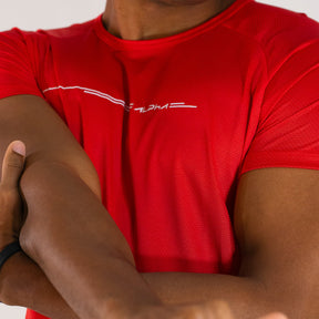 Camiseta Dry Fit Line Move Vermelho Acerola