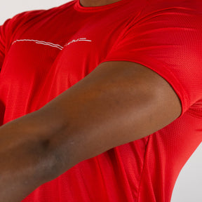Camiseta Dry Fit Line Move Vermelho Acerola