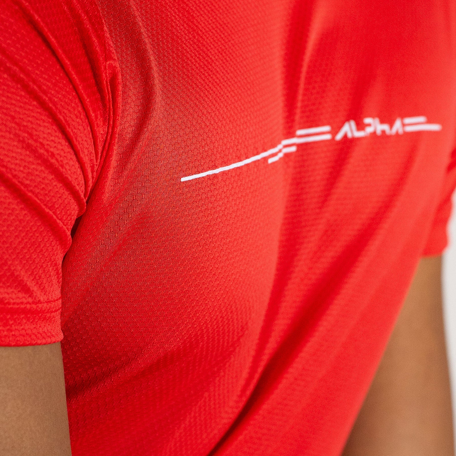 Camiseta Dry Fit Line Move Vermelho Acerola