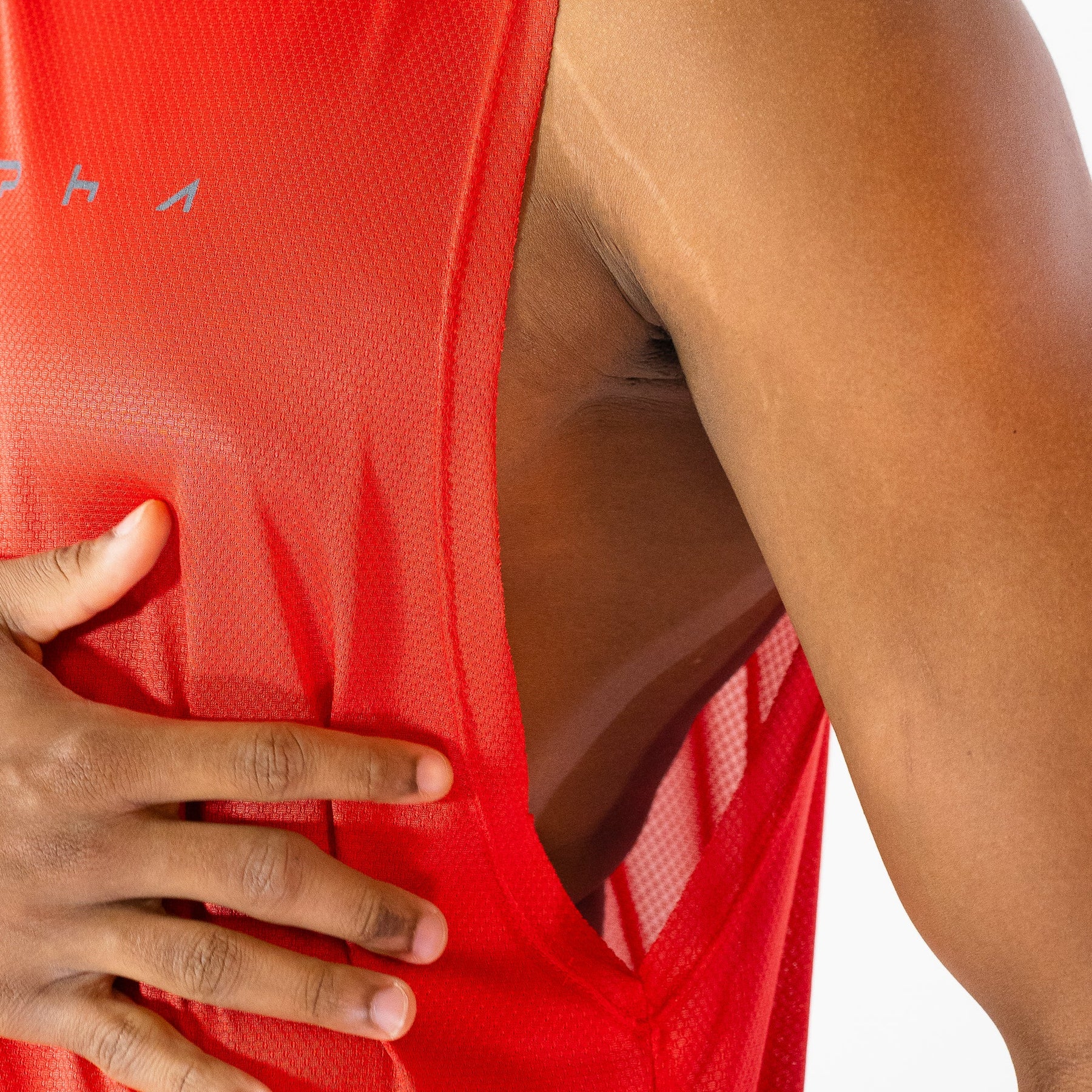 Regata Machão Dry Fit Horizon Vermelho Acerola