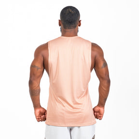 Regata Machão Dry Fit Lobo Geométrico Cappuccino