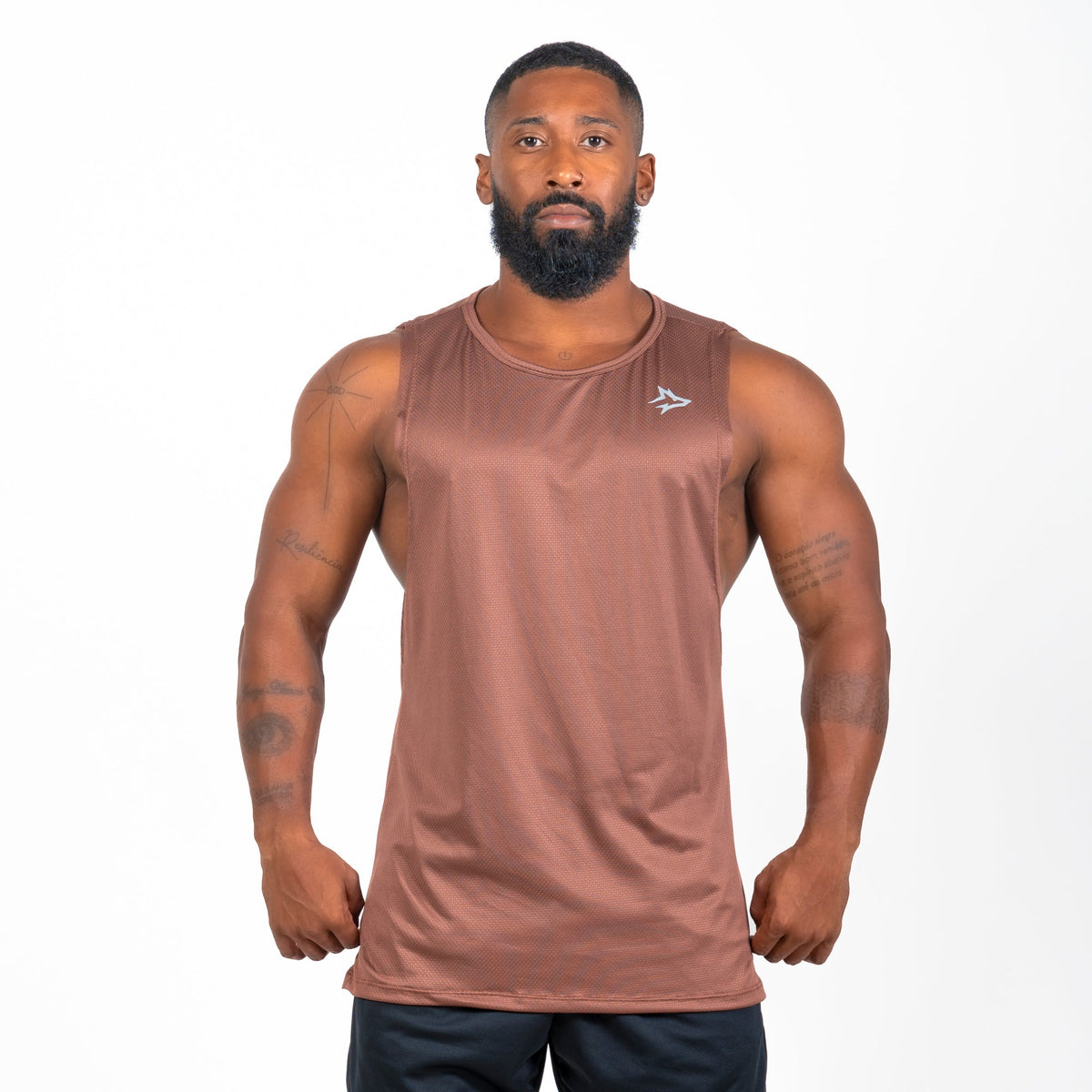 Regata Machão Dry Fit New Lupus Marrom