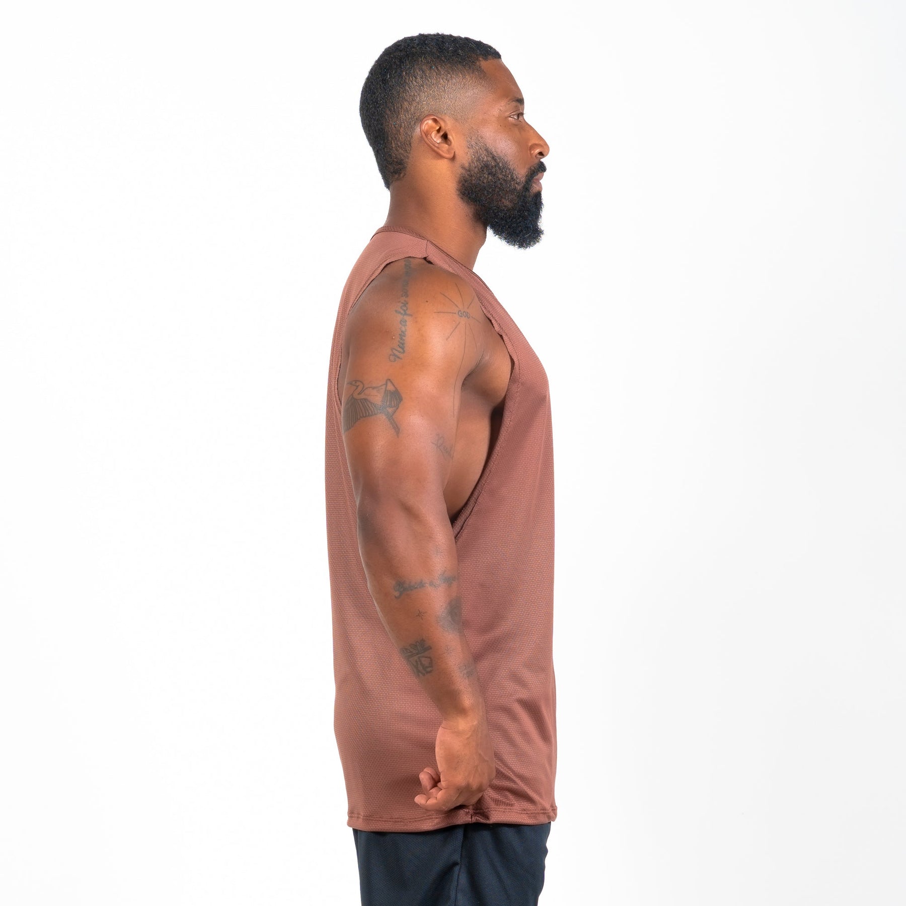 Regata Machão Dry Fit New Lupus Marrom