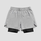 Short Dry Fit Compressão Fluid Cinza