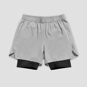 Short Dry Fit Compressão Fluid Cinza