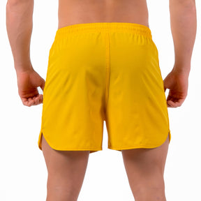 Short Corrida Masculino Dry Fit - Amarelo Ouro