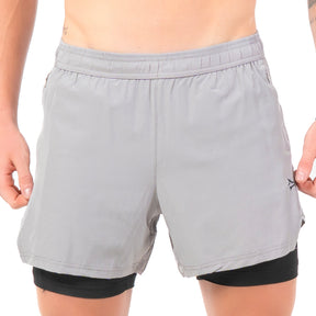 Short Dry Fit Compressão Lupus Cinza