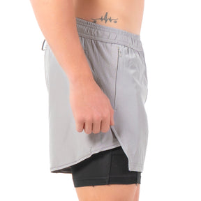 Short Dry Fit Compressão Lupus Cinza