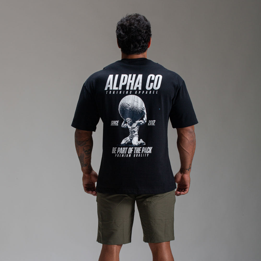 Camiseta Oversized Power Preto