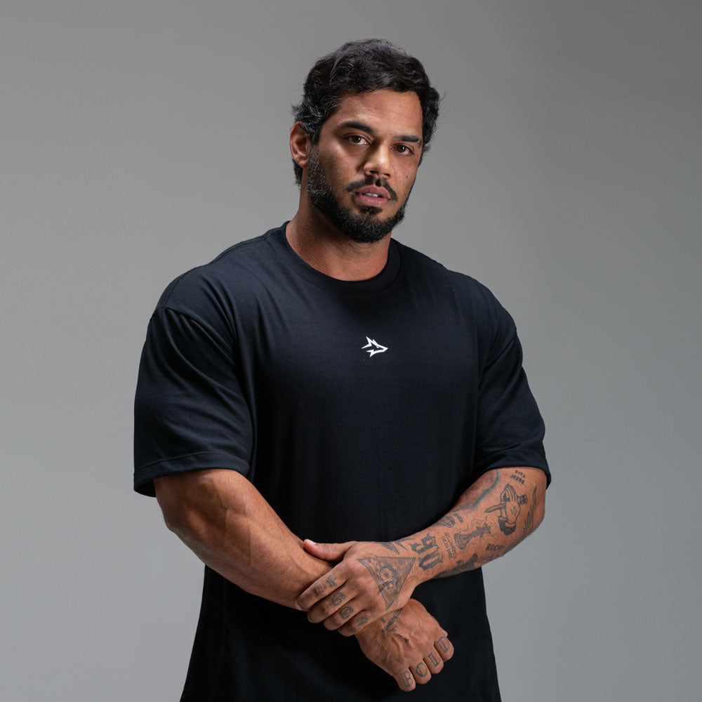 Camiseta Oversized Power Preto