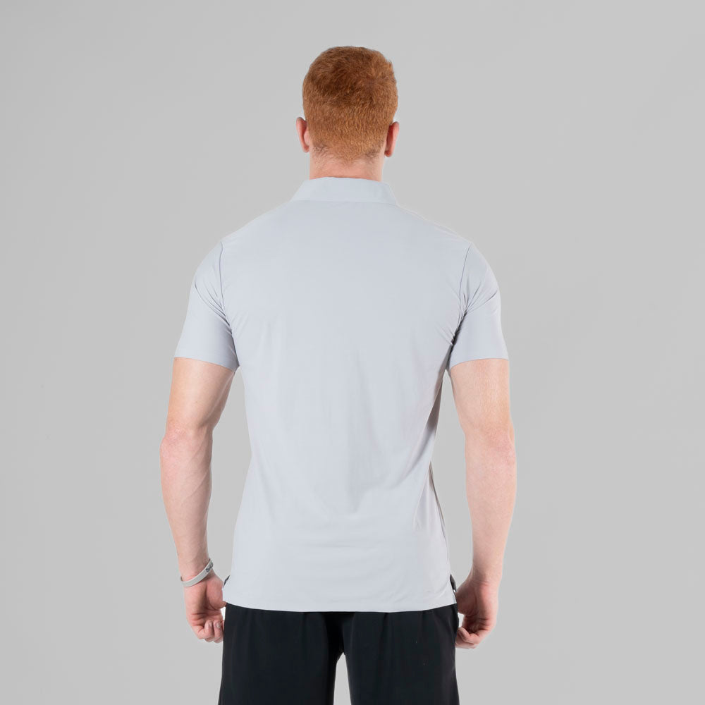 Camisa Polo Dry Fit Tenacity Cinza